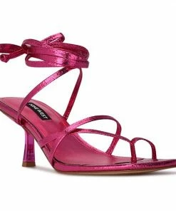 Nine West Pina Women's Heeled Sandals Metallic Pink -Nine West Shop unnamed file 4482