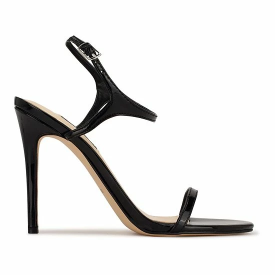 Nine West West Miami Women's Dress Sandals Light Natural Patent 2 Nine West West Miami Women's Dress Sandals Light Natural Patent - Image 2