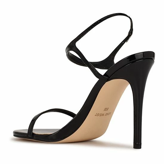Nine West West Miami Women's Dress Sandals Light Natural Patent 4 Nine West West Miami Women's Dress Sandals Light Natural Patent - Image 4