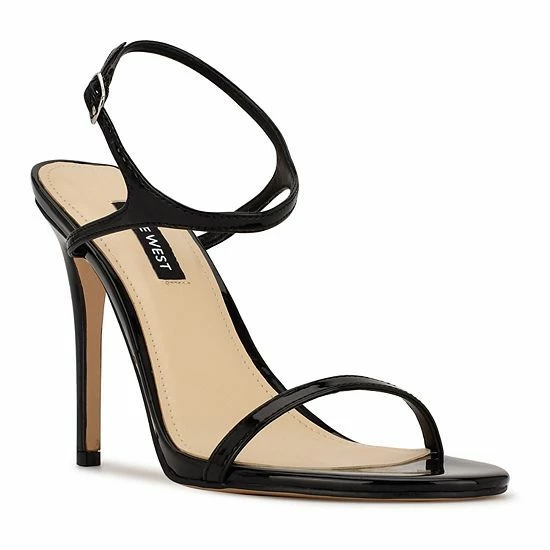 Nine West West Miami Women's Dress Sandals Light Natural Patent 6 Nine West West Miami Women's Dress Sandals Light Natural Patent - Image 6