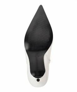 Nine West Bolana Women's Leather Ankle Boots White Leather 8 Nine West Bolana Women's Leather Ankle Boots White Leather -Nine West Shop unnamed file 4505