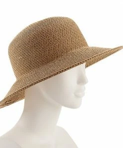 Women's Nine West Downturned Brim Floppy Hat Gray Combo -Nine West Shop unnamed file 4528