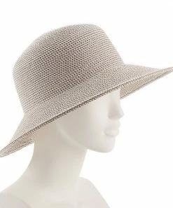 Women's Nine West Downturned Brim Floppy Hat Gray Combo -Nine West Shop unnamed file 4529
