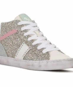 Nine West Stunnah Women's High-Top Sneakers Camo Multi -Nine West Shop unnamed file 4554