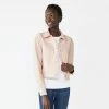 Petite Nine West Trucker Jean Jacket Crystal Pink