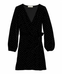 Women's Nine West Long Sleeve Velvet Wrap Dress Burgundy Tassel -Nine West Shop unnamed file 466