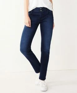 Petite Nine West Tummy Control Midrise Straight-Leg Jeans Black 10 Petite Nine West Tummy Control Midrise Straight-Leg Jeans Black -Nine West Shop unnamed file 4682