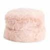 Women's Nine West Faux Fur Cuffed Cloche Hat Blush