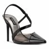 Nine West Floria Women's Dress Heels Black Patent Multi