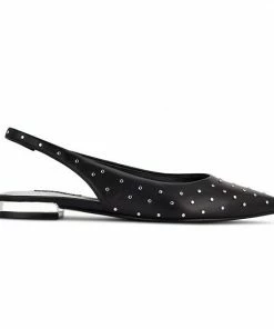 Nine West Lucee Women's Rhinestone Flats Black -Nine West Shop unnamed file 4786