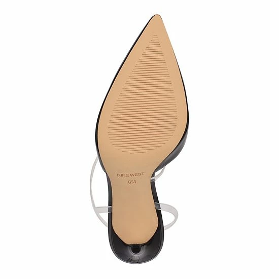 Nine West Fames 03 Women's Slingback Pumps Silver Clear 3 Nine West Fames 03 Women's Slingback Pumps Silver Clear - Image 3