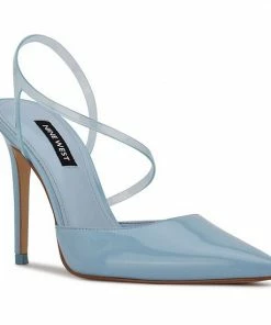 Nine West Fames 03 Women's Slingback Pumps Silver Clear 18 Nine West Fames 03 Women's Slingback Pumps Silver Clear -Nine West Shop unnamed file 4805