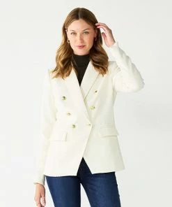 Women's Nine West Double Breasted Blazer Clara Purple