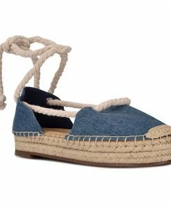 Nine West Meaks Women's Espadrille Sandals White Floral