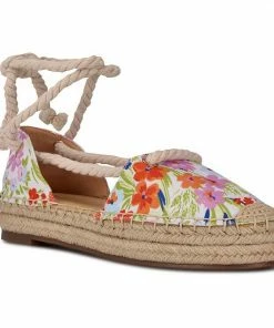 Nine West Meaks Women's Espadrille Sandals White Floral -Nine West Shop unnamed file 4829