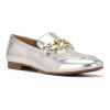 Nine West Chain Women's Loafers Silver