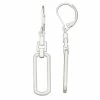 Women's Nine West Silver Tone Metal Drop Earrings
