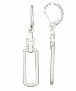 Women's Nine West Silver Tone Metal Drop Earrings