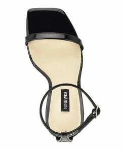 Nine West Yess Women's Ankle Strap Dress Sandals Black Glitter 10 Nine West Yess Women's Ankle Strap Dress Sandals Black Glitter -Nine West Shop unnamed file 4885