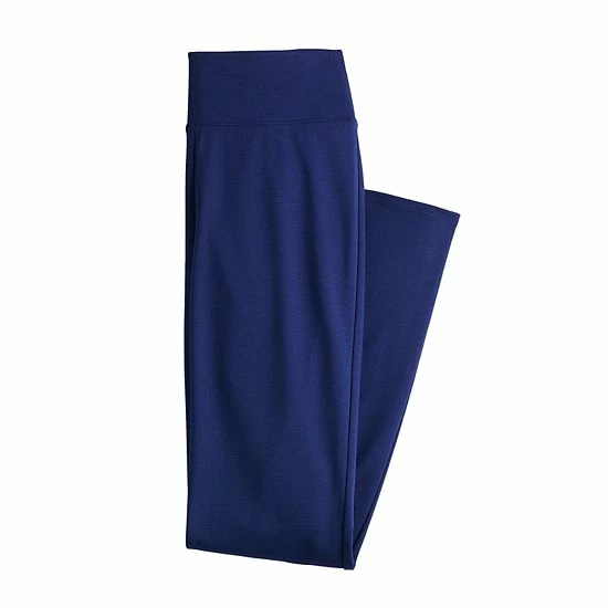 Women's Nine West Tummy-Control Ponte Bootcut Pants Charcoal Herringbone 3 Women's Nine West Tummy-Control Ponte Bootcut Pants Charcoal Herringbone - Image 3