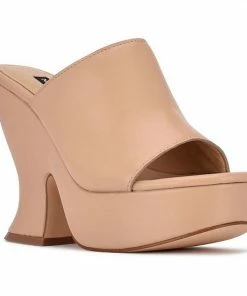 Nine West Flower Women's Platform Sandals Light Natural 8 Nine West Flower Women's Platform Sandals Light Natural -Nine West Shop unnamed file 4918