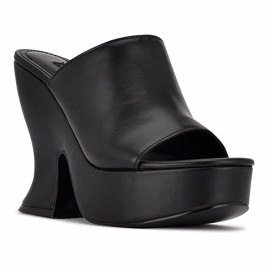 Nine West Flower Women's Platform Sandals Light Natural 5 Nine West Flower Women's Platform Sandals Light Natural - Image 5