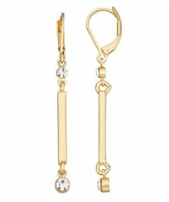 Nine West Linear Drop Earrings