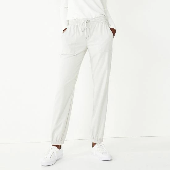 Women's Nine West Elastic-Cuff Relaxed Jogger Pants Mint Virtue 5 Women's Nine West Elastic-Cuff Relaxed Jogger Pants Mint Virtue - Image 5