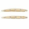 Nine West Gold Tone Hair Clips 2 Pack