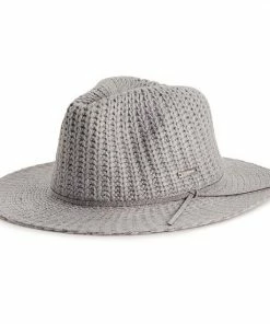 Women's Nine West Ribbed Knit Packable Panama Hat Black -Nine West Shop unnamed file 5045