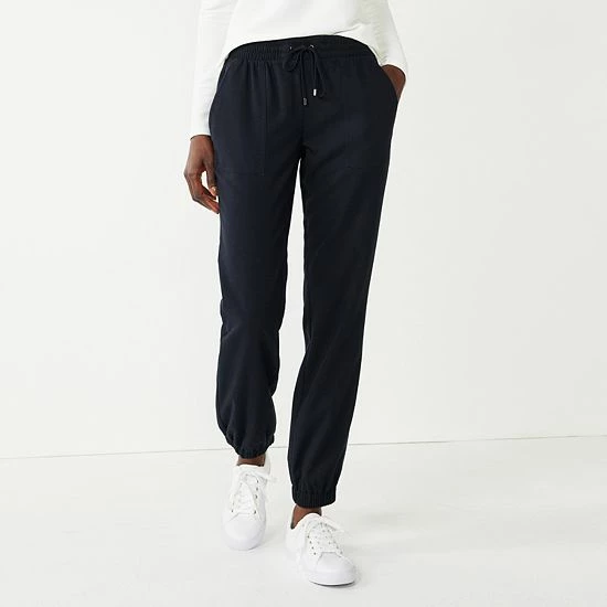 Women's Nine West Elastic-Cuff Relaxed Jogger Pants Mint Virtue 7 Women's Nine West Elastic-Cuff Relaxed Jogger Pants Mint Virtue - Image 7