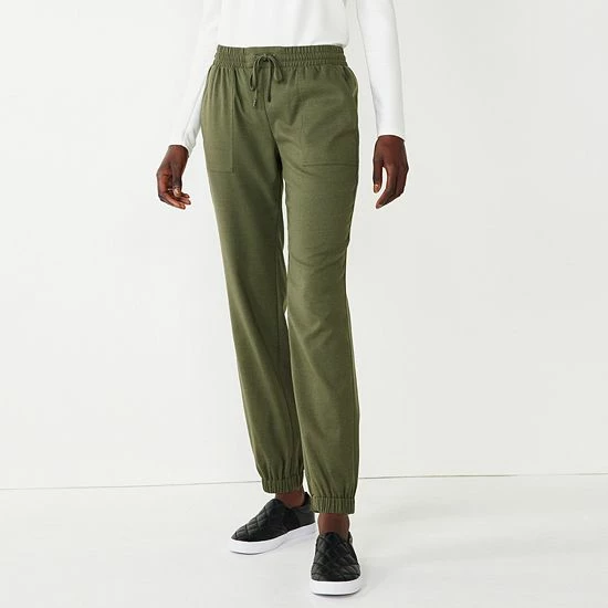 Women's Nine West Elastic-Cuff Relaxed Jogger Pants Mint Virtue 8 Women's Nine West Elastic-Cuff Relaxed Jogger Pants Mint Virtue - Image 8