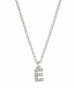 Nine West Initial "E" Pendant Necklace