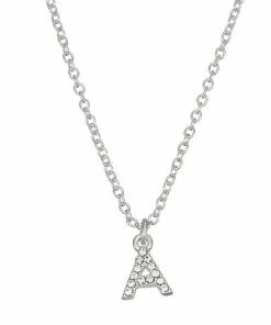Nine West Initial "A" Pendant Necklace