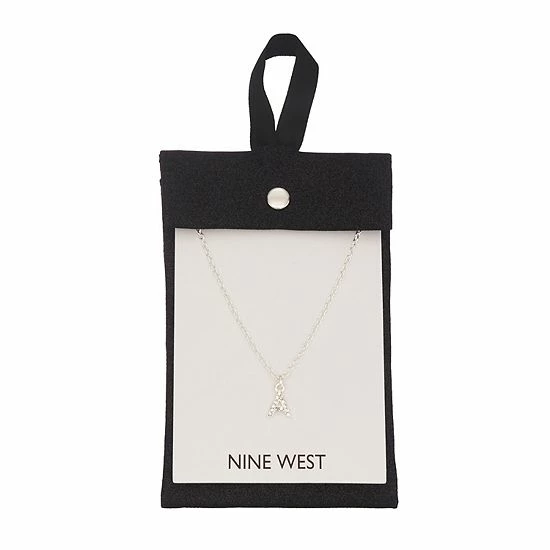 Nine West Initial "A" Pendant Necklace 2 Nine West Initial "A" Pendant Necklace - Image 2
