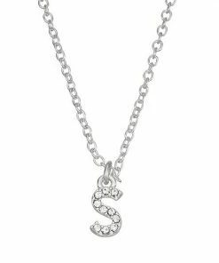 Nine West Initial "S" Pendant Necklace