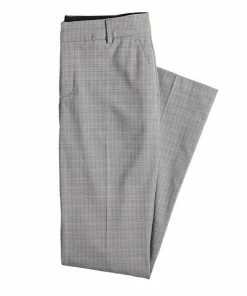 Women's Nine West Magic Waist Barely Bootcut Pants Dark Char Plaid -Nine West Shop unnamed file 51