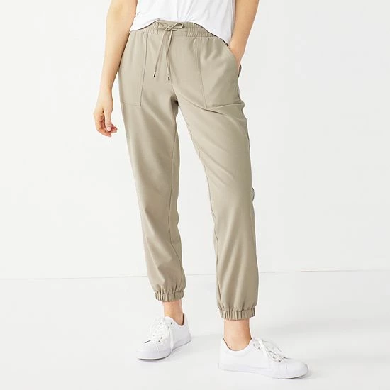Women's Nine West Elastic-Cuff Relaxed Jogger Pants Mint Virtue 12 Women's Nine West Elastic-Cuff Relaxed Jogger Pants Mint Virtue - Image 12