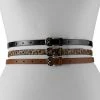Women's Nine West 3 For 1 Belt Set