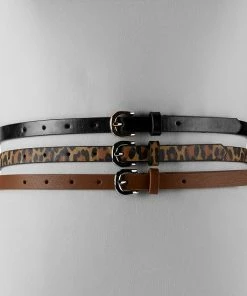 Women's Nine West 3 For 1 Belt Set