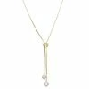 Nine West Simulated Pearl Drop Necklace