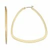 Nine West Tear Drop Click It Hoop Earrings