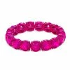 Nine West Fuchsia Crystal Stretch Bracelet