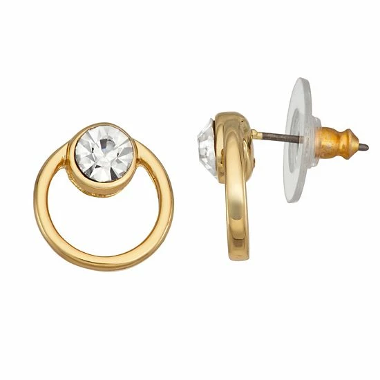 Nine West Front Hoop Earrings 1 Nine West Front Hoop Earrings