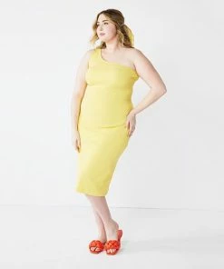 Plus Size Nine West One-Shoulder Bodycon Dress Small Zebra -Nine West Shop unnamed file 5266