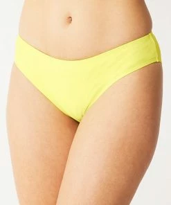 Women's Nine West Scoop Swim Bottoms Lemon Zest