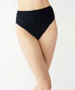 Women's Nine West High-Waist Swim Bottoms Black -Nine West Shop unnamed file 5328