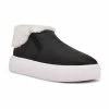 Nine West Klines Women's Faux-Fur Sneakers Black