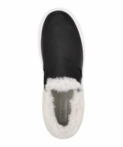 Nine West Klines Women's Faux-Fur Sneakers Black -Nine West Shop unnamed file 5342