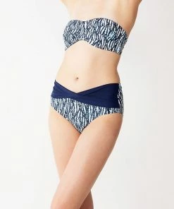 Women's Nine West Twist High-Waist Swim Bottoms